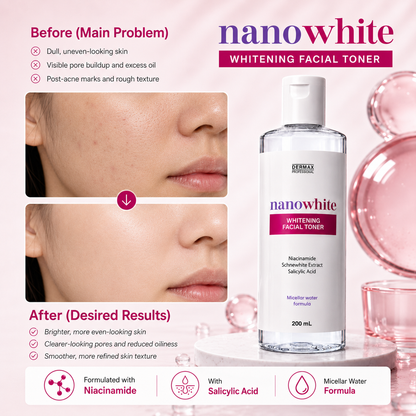 NanoWhite Whitening Facial Toner 200 mL