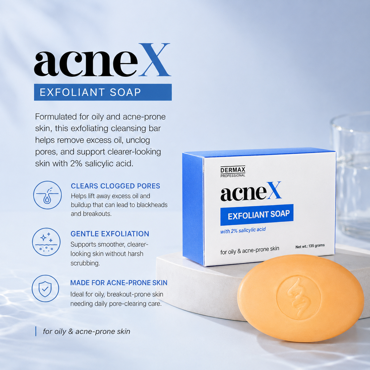 AcneX Exfoliant Soap