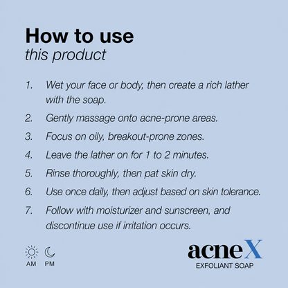 AcneX Exfoliant Soap
