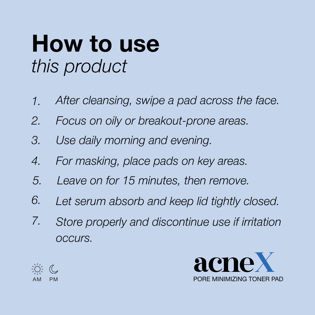 AcneX Toner Pads