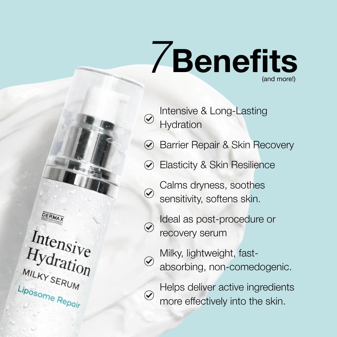 Intensive Hydration Milky Serum Liposomes Repair
