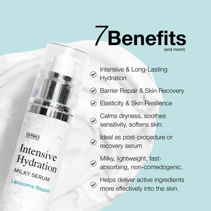Intensive Hydration Milky Serum Liposomes Repair