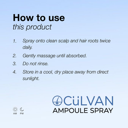 Cülvan Ampoule Spray | Scalp & Hair Health