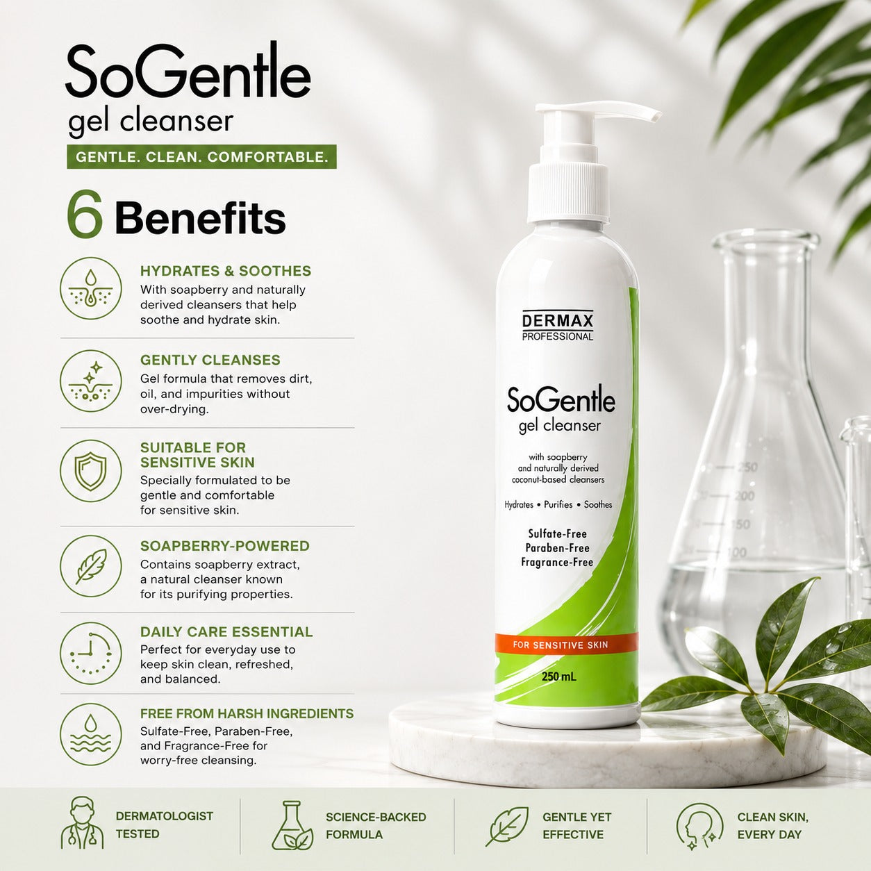 SoGentle Gel Cleanser 250 mL