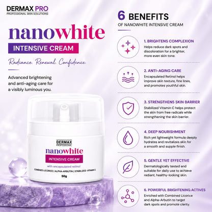 NanoWhite intensive Cream with Encapsulated Retinol 50g
