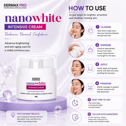NanoWhite intensive Cream with Encapsulated Retinol 50g