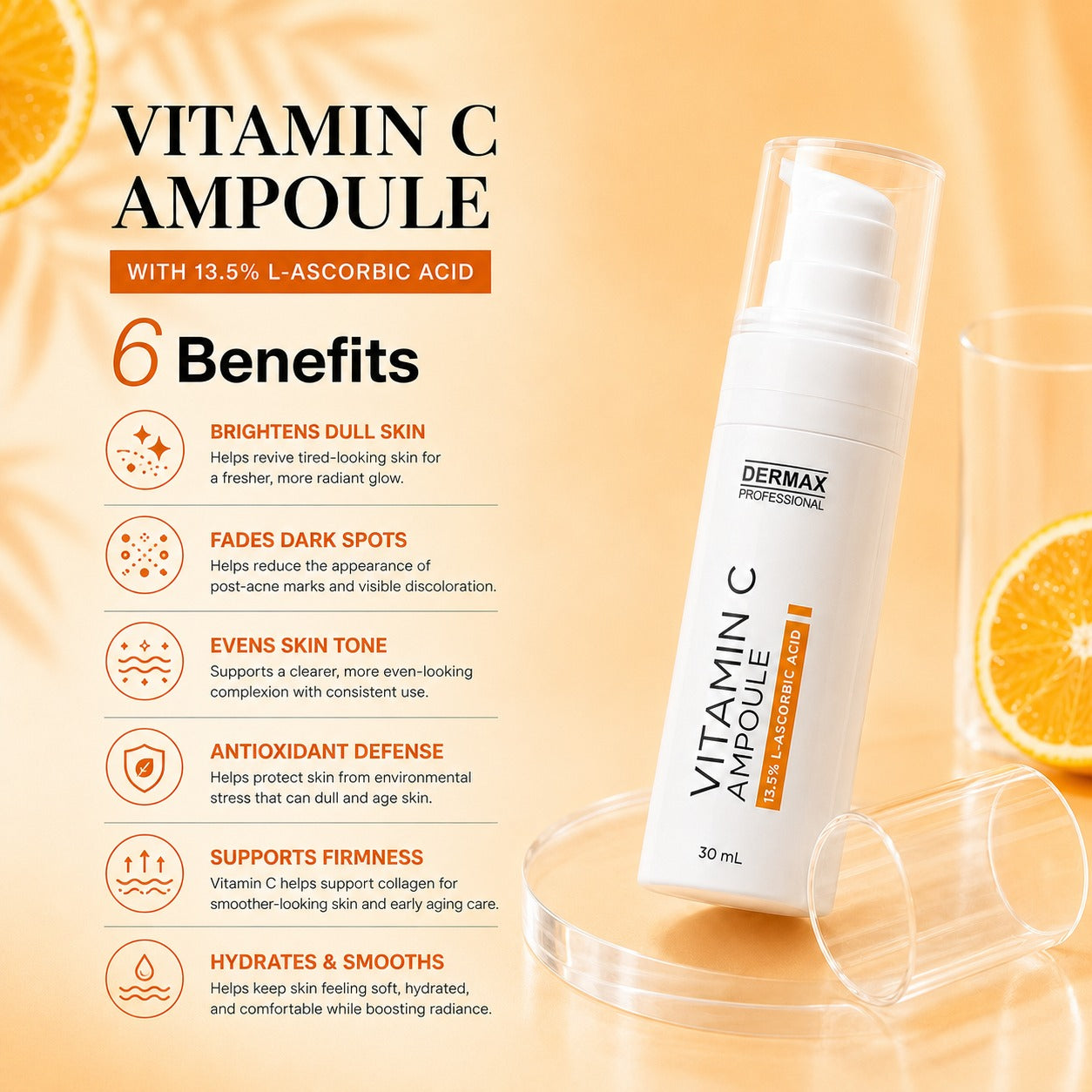 Vitamin C Ampoule 13.5% L-Ascorbic Acid