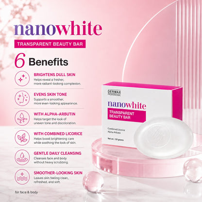 NanoWhite Transparent Beauty Bar 135g