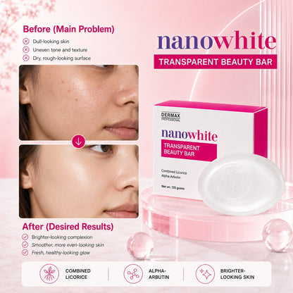 NanoWhite Transparent Beauty Bar 135g