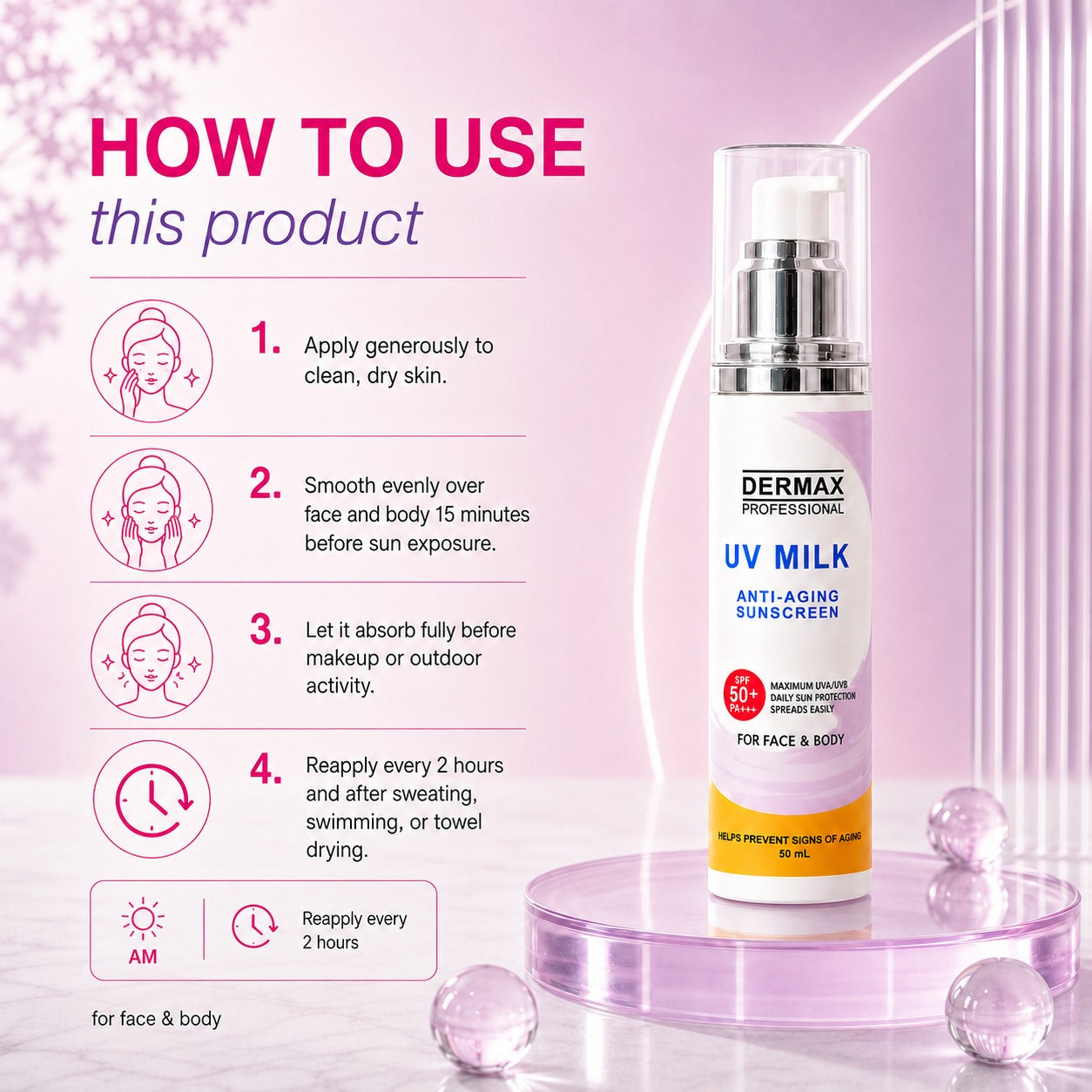 UV Milk Anti-Aging Sunscreen