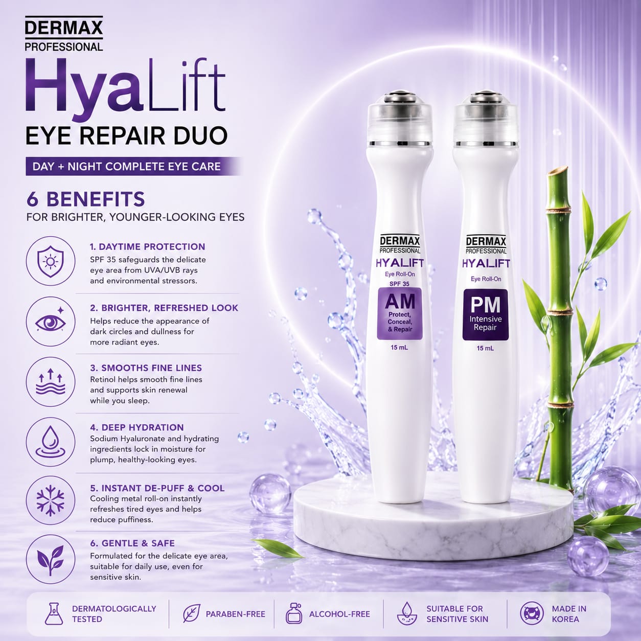 Hyalift Eye Repair Duo (Day And Night) 15 mL (Each)