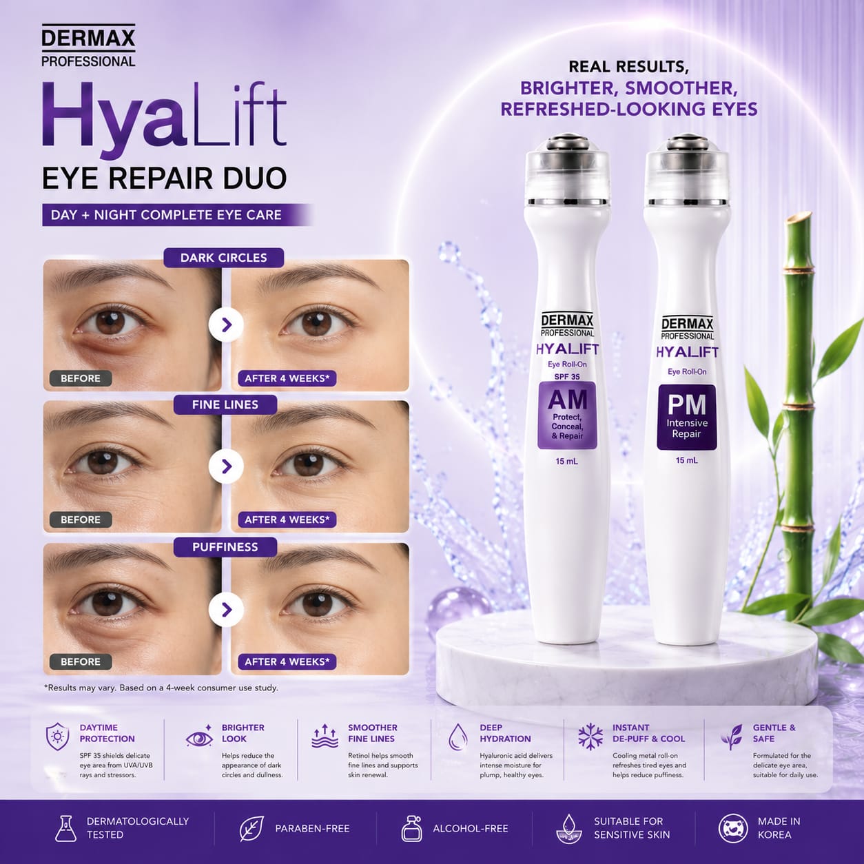 Hyalift Eye Repair Duo (Day And Night) 15 mL (Each)