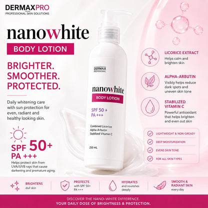 NanoWhite Body Lotion with SPF 50+ PA+++ 250mL